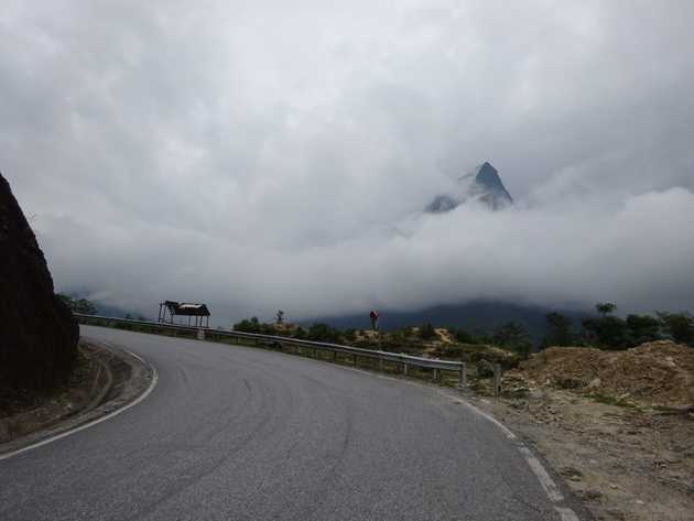 Into the&nbsp;clouds.