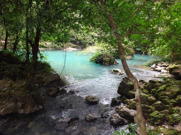 A Cave, A Waterfall and A Lake