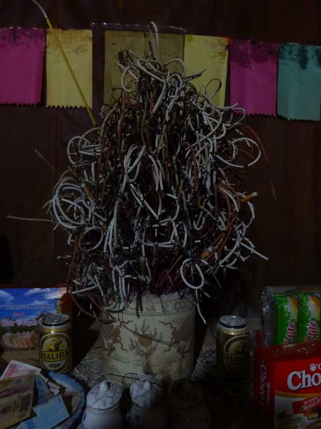 A lot of incense and some cigs for good&nbsp;measure
