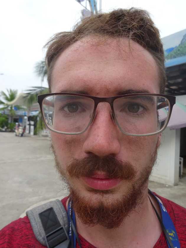 The grime, not the disgraceful beard.