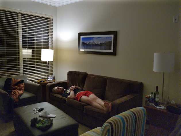 Callum sleeping